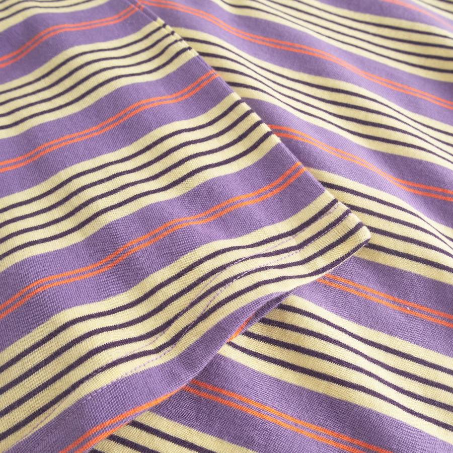 Dedicated Namsos Retro Stripe Haze Purple gestreiftes Top Damen lila